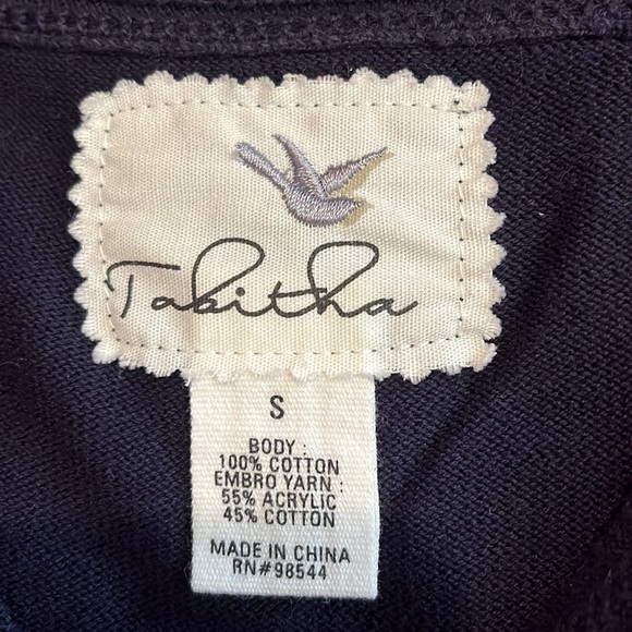 Tabitha Embroidered Sweater sz S - Picture 2 of 6